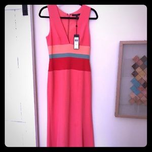 BCBG MaxAzria Coral Full Length Dress!